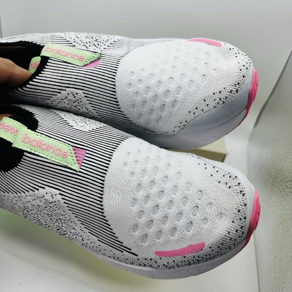 Size 9 - New Balance Fresh Foam X 1080 White Vibrant Green 2022 - W1080SLM - Picture 6 of 8